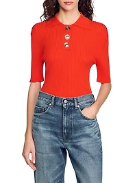 Polo-Neck Sweater