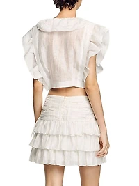 Ruffled Crop Top