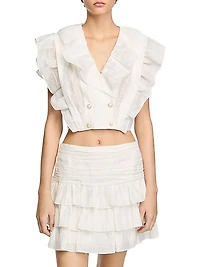 Ruffled Crop Top