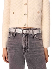 Short Tweed-Effect Cardigan