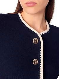 Wool-Blend Cardigan