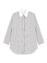 Rhinestone Striped Shirt