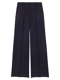 Suit Trousers with Pintucks
