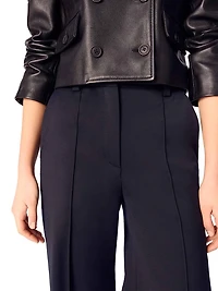 Suit Trousers with Pintucks