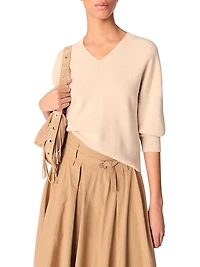 Wool Blend V-Neck Sweater