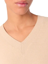 Wool Blend V-Neck Sweater