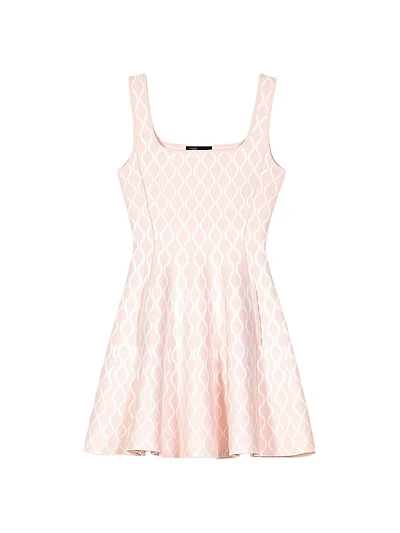 Mini Jacquard Knit Dress