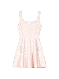 Mini Jacquard Knit Dress