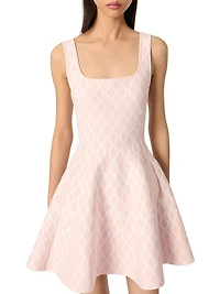 Mini Jacquard Knit Dress