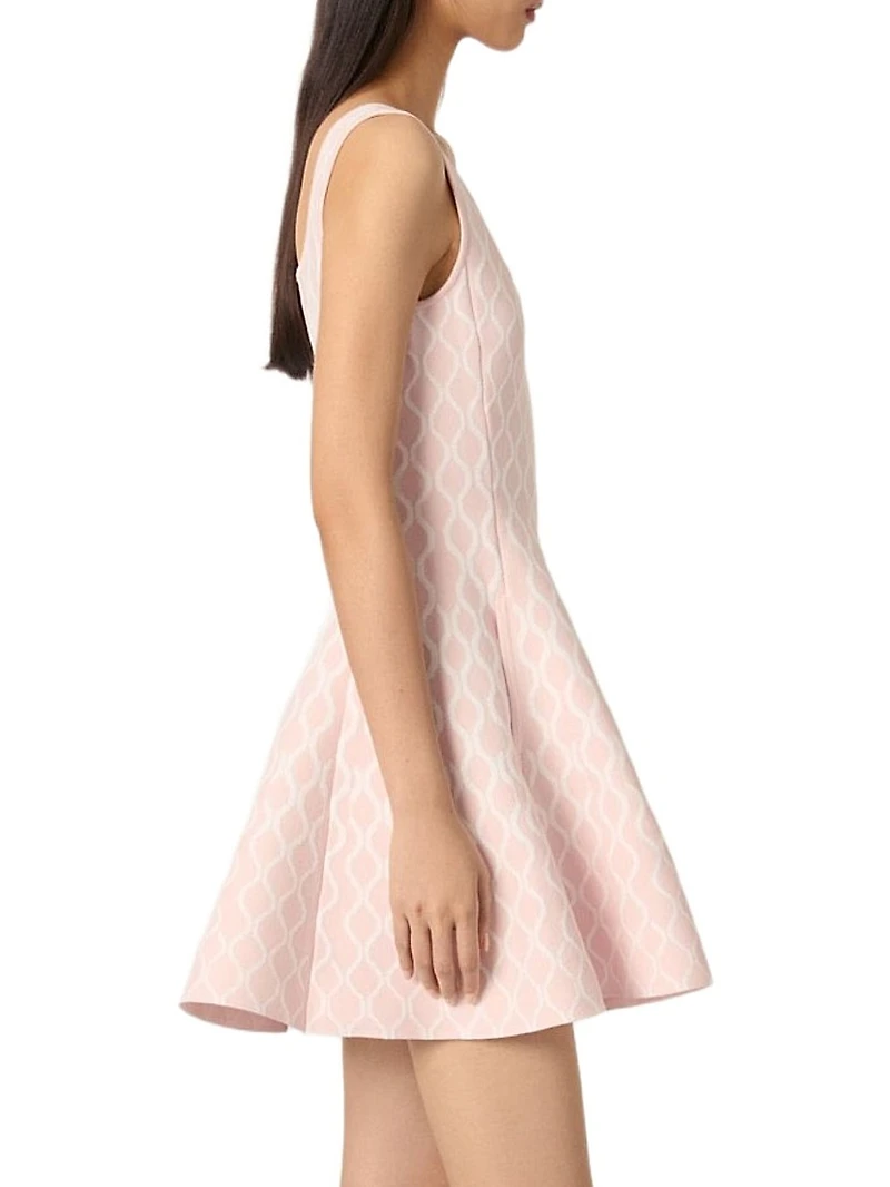 Mini Jacquard Knit Dress