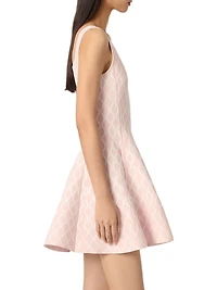 Mini Jacquard Knit Dress