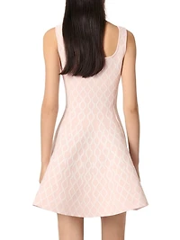 Mini Jacquard Knit Dress