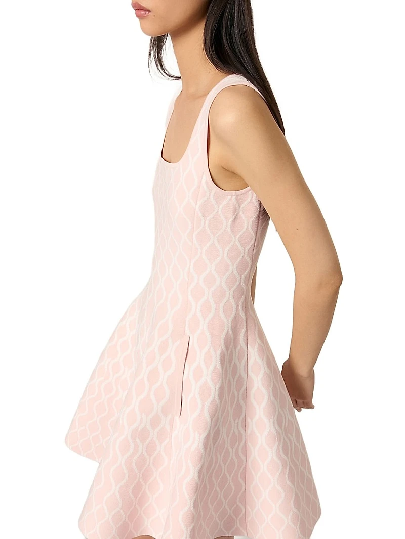 Mini Jacquard Knit Dress