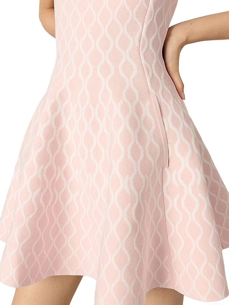 Mini Jacquard Knit Dress