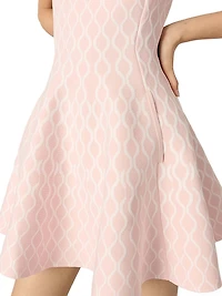 Mini Jacquard Knit Dress