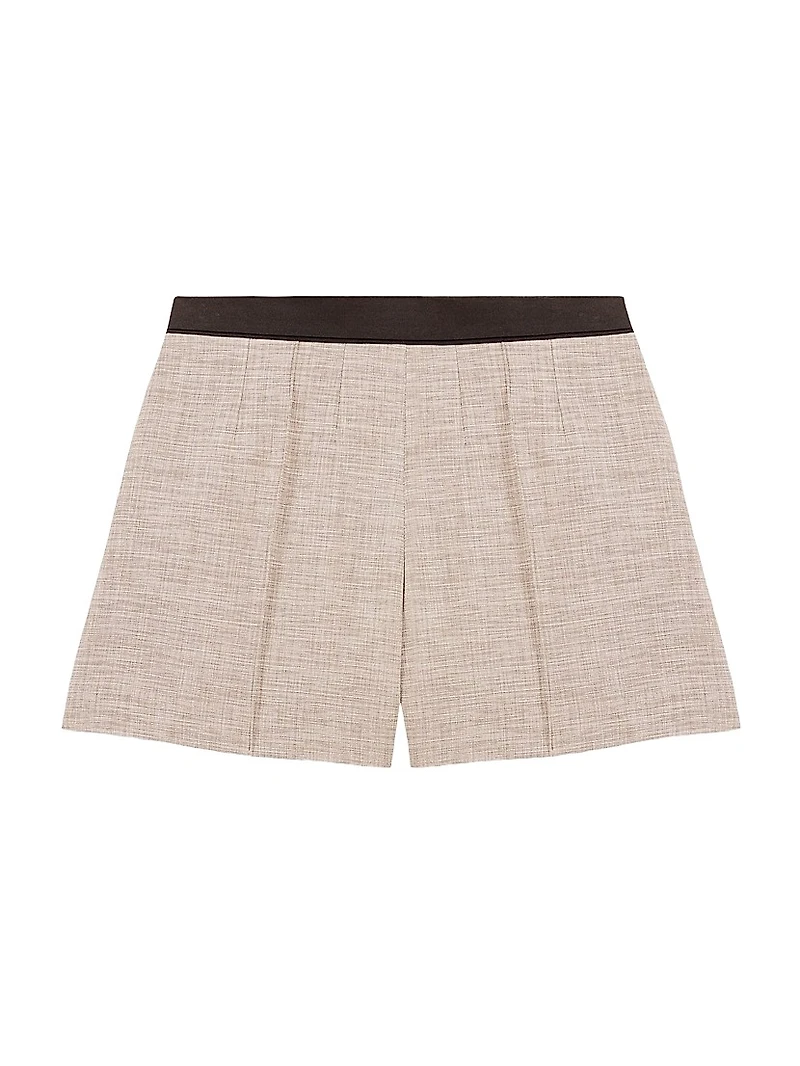 Suit Shorts with Darts