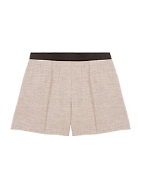 Suit Shorts with Darts