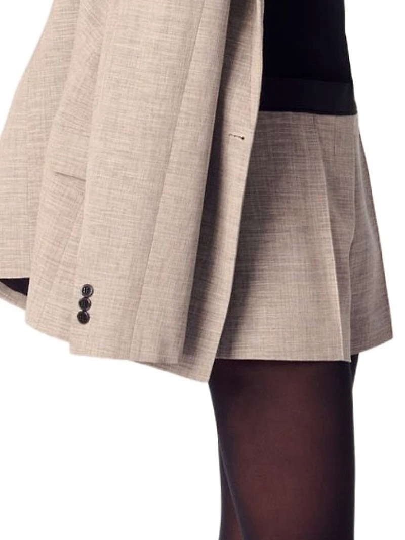 Suit Shorts with Darts