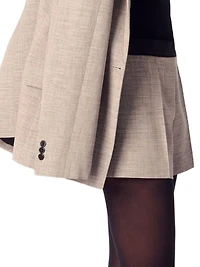 Suit Shorts with Darts