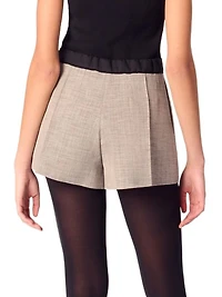 Suit Shorts with Darts