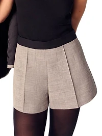 Suit Shorts with Darts