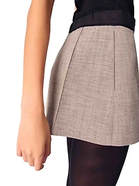 Suit Shorts with Darts