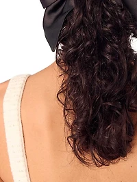 Tweed-Effect Knit Crop Top