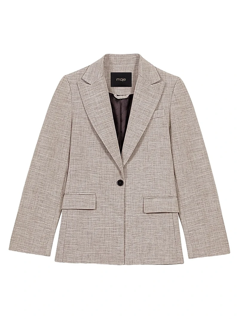 Belted Suit Jacket