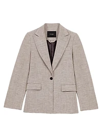 Belted Suit Jacket