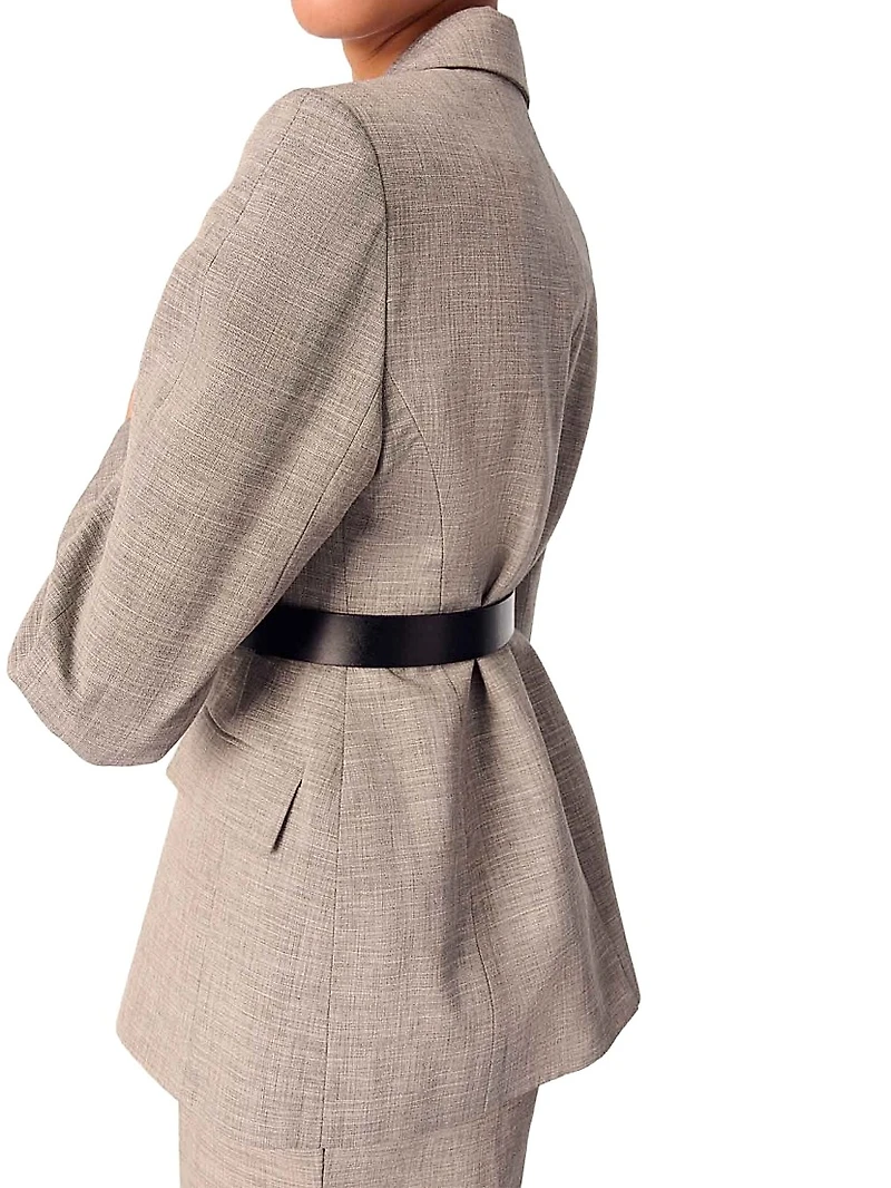 Belted Suit Jacket