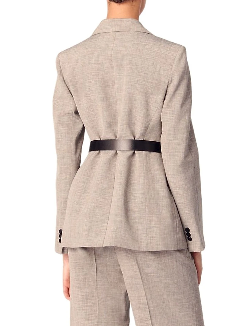 Belted Suit Jacket