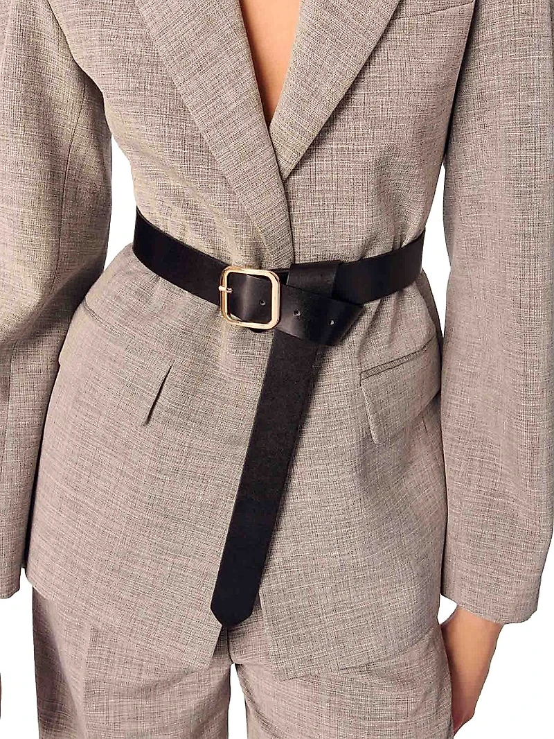 Belted Suit Jacket