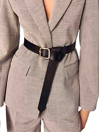 Belted Suit Jacket