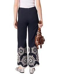 Pants with Crochet Detail