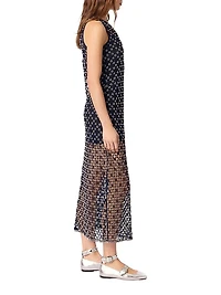 Beaded Crochet Maxi Dress