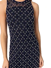 Beaded Crochet Maxi Dress