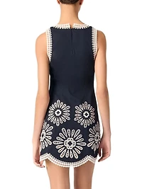 Mini Dress with Crochet Details