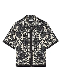 Floral Motif Shirt