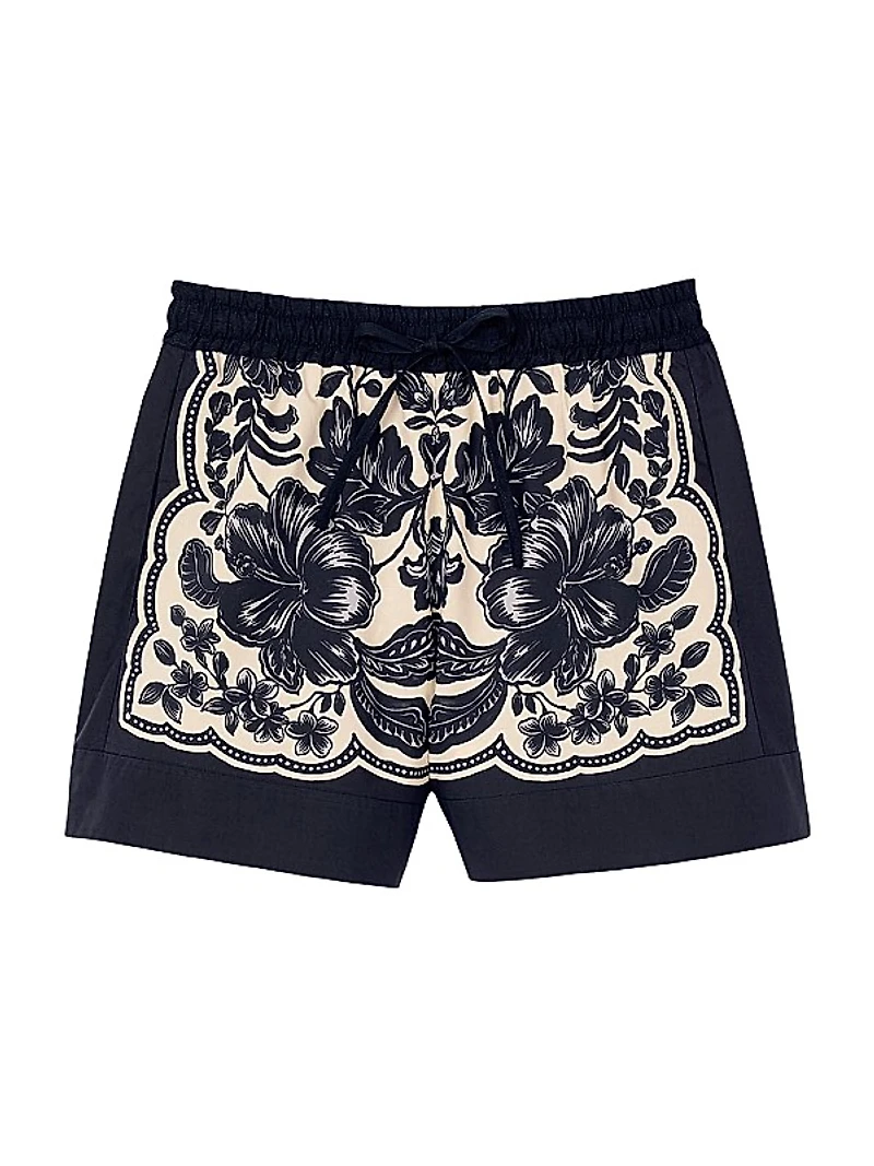 Floral Print Shorts