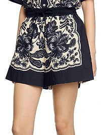 Floral Print Shorts
