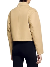 Short Jacket with Rhinestone Details