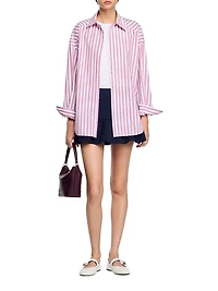 Striped Rhinestone Shirt
