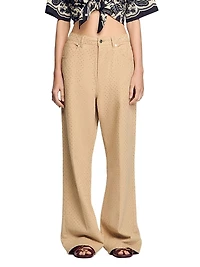 Rhinestone-Embellished Jeans