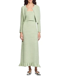 Rhinestone Knit Crop Top