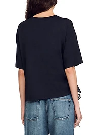 Floral Motif T-Shirt