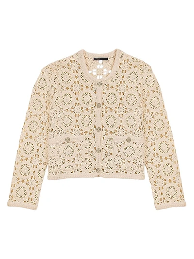 Crochet Cropped Cardigan