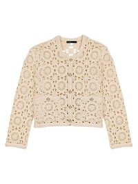 Crochet Cropped Cardigan