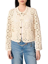 Crochet Cropped Cardigan