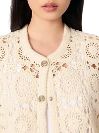 Crochet Cropped Cardigan