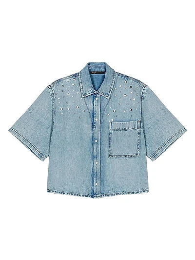 Studded Denim Shirt